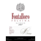 Felsina Fontalloro 2007 Front Label