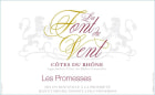 Domaine Font de Michelle Cotes du Rhone La Font du Vent Les Promesses 2007 Front Label
