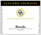 Giacomo Grimaldi Barolo Sotto Castello 2006 Front Label