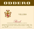 Oddero Barolo Villero 2006 Front Label