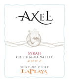 La Playa Axel Syrah 2007 Front Label