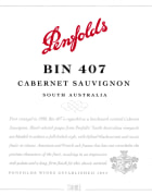 Penfolds Bin 407 Cabernet Sauvignon 1995 Front Label