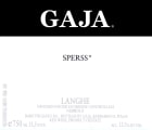 Gaja Sperss Barolo 2006 Front Label