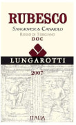 Lungarotti Rubesco 2007 Front Label