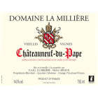 Domaine La Milliere Chateauneuf-du-Pape Vieilles Vignes (half-bottle) 2009 Front Label