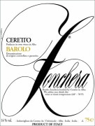 Ceretto Barolo Zonchera 2006 Front Label