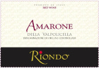 Riondo Amarone 2005 Front Label