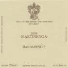 Marchesi di Gresy Barbaresco Martinenga 2008 Front Label