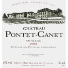 Chateau Pontet-Canet  2000 Front Label