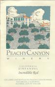 Peachy Canyon Incredible Red Zinfandel 1998 Front Label