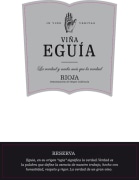 Vina Eguia Reserva 2007 Front Label