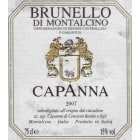 Capanna Brunello di Montalcino (1.5 Liter Magnum) 2007 Front Label
