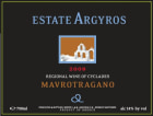 Argyros Mavrotragano 2008 Front Label