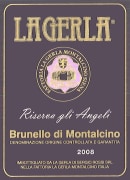 La Gerla Riserva gli Angeli Brunello di Montalcino 2008 Front Label