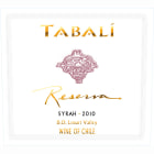 Tabali Reserva Syrah 2010 Front Label