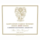 Kapcsandy Family Winery State Lane Cabernet Sauvignon Grand Vin 2009 Front Label