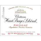 Chateau Haut-Bages Liberal  2010 Front Label