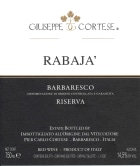 Giuseppe Cortese Rabaja Barbaresco Riserva 2008 Front Label