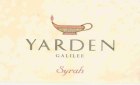 Golan Heights Yarden Syrah 2006 Front Label