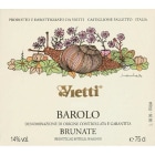 Vietti Barolo Brunate 2009 Front Label