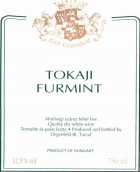 Grof Degenfeld Tokaji Dry Furmint 2011 Front Label