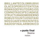 Bodegas Renacer Punto Final Malbec Reserva 2011 Front Label