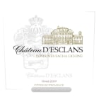 Chateau d'Esclans Rose 2012 Front Label
