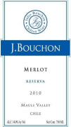 J. Bouchon Reserva Merlot 2010 Front Label