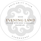 Evening Land Seven Springs Vineyard Summum Chardonnay 2010 Front Label