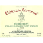Chateau de Beaucastel Chateauneuf-du-Pape (375ML half-bottle) 2010 Front Label