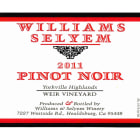 Williams Selyem Weir Vineyard Pinot Noir 2011 Front Label