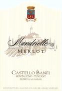 Banfi Mandrielle Merlot 1995 Front Label