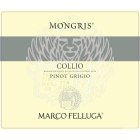 Marco Felluga Mongris Pinot Grigio 2012 Front Label