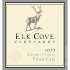 Elk Cove Pinot Gris 2013 Front Label