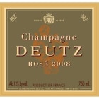 Deutz Brut Rose Millesime 2008 Front Label