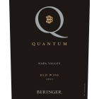 Beringer Quantum Red Blend 2011 Front Label