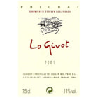 Celler del Pont Lo Givot 2001 Front Label