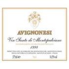 Avignonesi Vin Santo (375ML half-bottle) 1998 Front Label