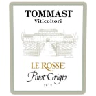 Tommasi Le Rosse Pinot Grigio 2012 Front Label