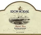 Iron Horse Sangiovese 1996 Front Label