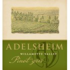 Adelsheim Pinot Gris 2013 Front Label