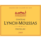 Chateau Lynch-Moussas  2009 Front Label
