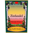 Martinelli Giuseppe and Luisa Zinfandel 2003 Front Label