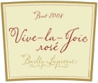 Bailly Lapierre Vive-la-Joie Rose 2008 Front Label