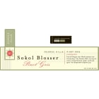 Sokol Blosser Estate Pinot Gris 2013 Front Label