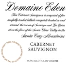 Domaine Eden Cabernet Sauvignon 2010 Front Label