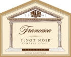 Arcadian Francesca Pinot Noir 2002 Front Label