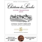 Chateau Des Landes Cuvee Tradition 2010 Front Label