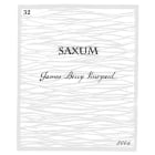 Saxum James Berry Vineyard 32 Month Barrel Age Red 2006 Front Label