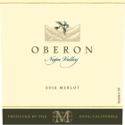 Oberon Merlot 2012 Front Label